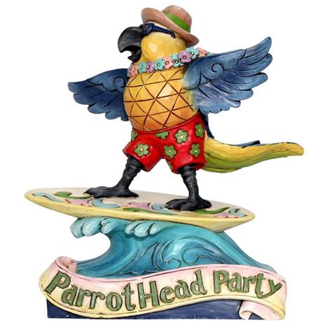 Margaritaville Surfing Parrot Ornament Parrothead Party Parrot Head