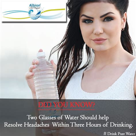 Did You Know Two Glasses Of Water Should Help Resolve Headaches