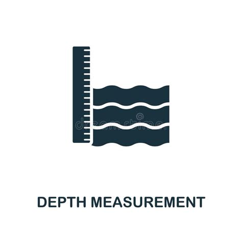Depth Measurement Icon From Measurement Icons Collection Creative