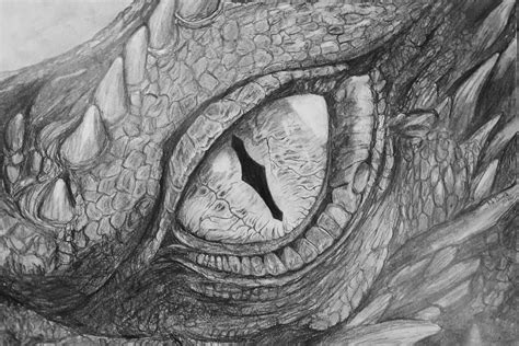 Smaug Eye Drawing ~ How To Draw A Dragon Eye Smaugs Eye Boconcwasupt