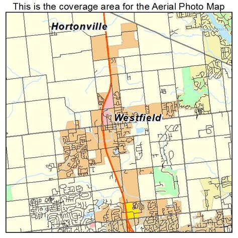 Aerial Photography Map Of Westfield In Indiana
