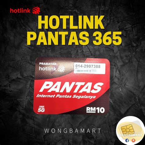 Hotlink Pantas 365 Hotlink Sim Card 014 Prepaid Maxis Shopee Malaysia