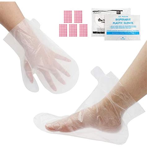 200 Counts Paraffin Wax Liners Larger And Thicker Plastic Hand Foot