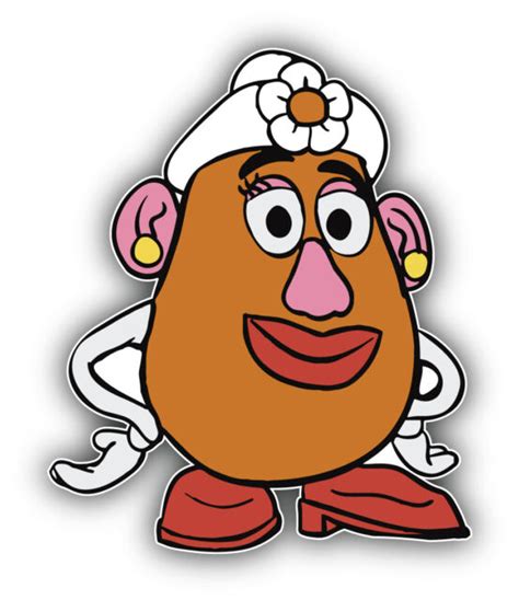 Toy Story Cartoon Mrs Potato Head Sticker Bumper Decal Sizes Ebay