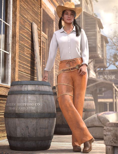 Dforce Everyday Cowgirl Outfit For Genesis 8 Females Daz 3d