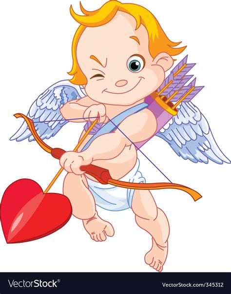 Valentines Cupid Royalty Free Vector Image Vectorstock