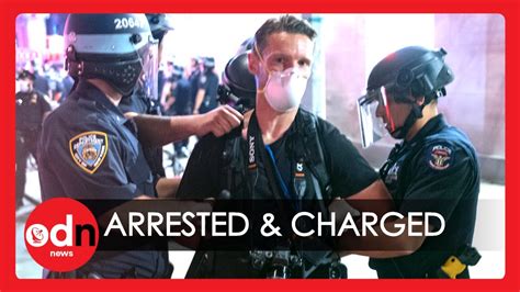 Exclusive First Journalist Arrested And Charged Over Us Protests Tells His Story Youtube