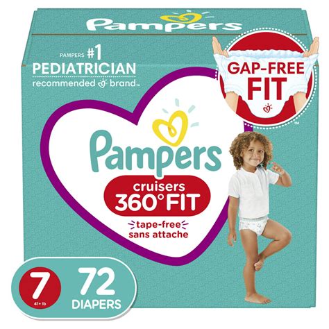 Pampers Cruisers 360 Diapers Size 7 72 Count