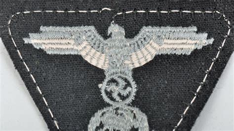 Regimentals German Wwii Ss M43 Eagle And Skull Insignia