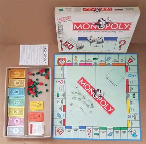 Vintage Monopoly Game Set Of Monopoly Board Game Old Toy Retro Toy