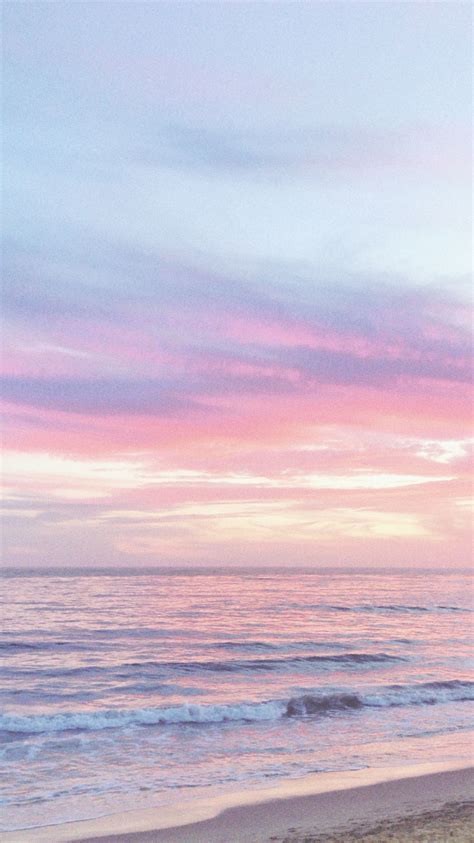 Hình Nền Bãi Biển Hoàng Hôn Pastel Top Những Hình Ảnh Đẹp