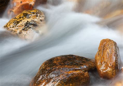 Time Lapse Photography Of Waterfalls With Stones Hd Wallpaper