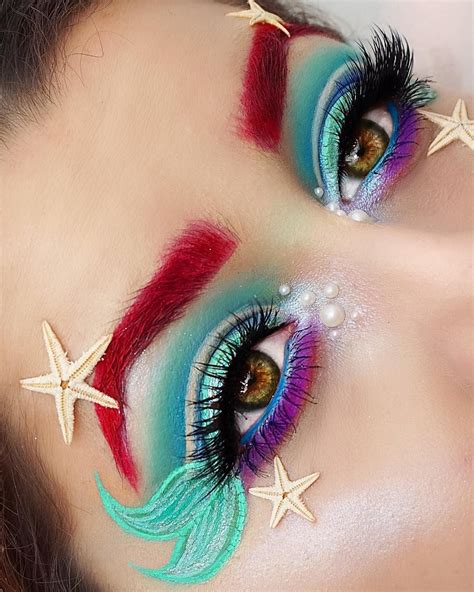 Ariel Inspired Eye Makeup