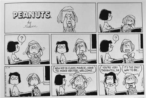 Peppermint Patty And Marcie • The Man The Legend The Shadow Snoopy Comics Charlie Brown And