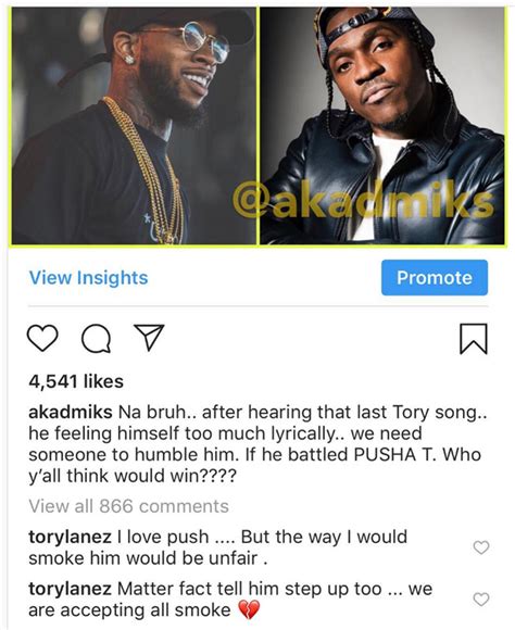 Tory Lanez Says He Would Smoke Pusha T In Rap Battle