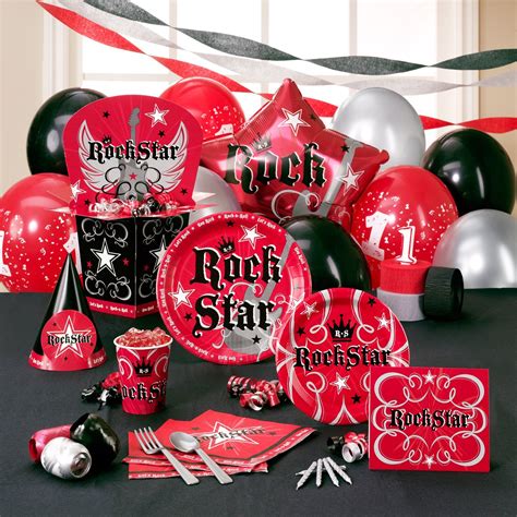 Rock Star 1st Birthday Party Supplies Rockstar Birthday Party 1st