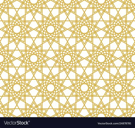 Abstract Background With Arabic Geometric Ornament