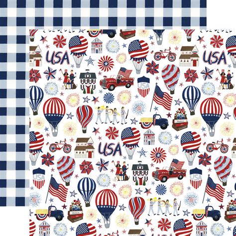 America The Beautiful Double Sided Cardstock 12x12 Land Of The Free
