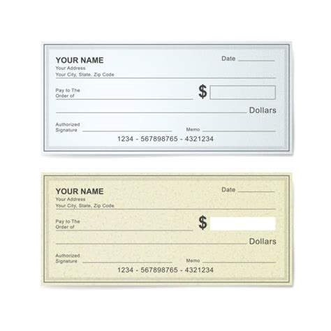 Blank Check Illustrations Royalty Free Vector Graphics And Clip Art Istock