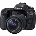 Canon EOS 80D DSLR Camera with 18-55mm Lens 1263C005 B&H Photo