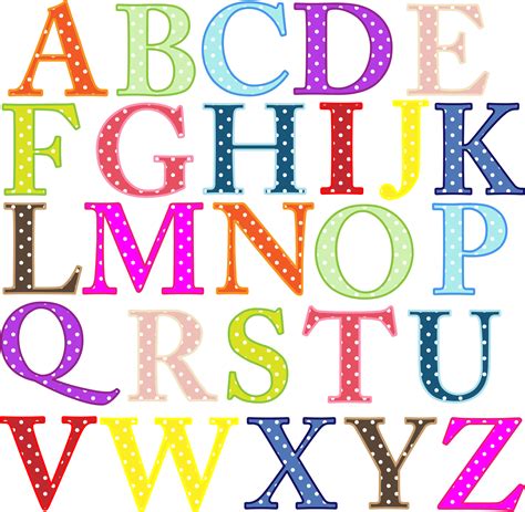 Individual Colorful Alphabet Letters Printable Free Ritik Hahn