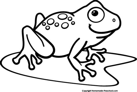 Frog Black And White Frogs Clip Art Waving Frog Vector Wikiclipart