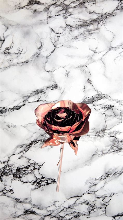 Rose Gold Aesthetic Tumblr Marble Cute Backgrounds
