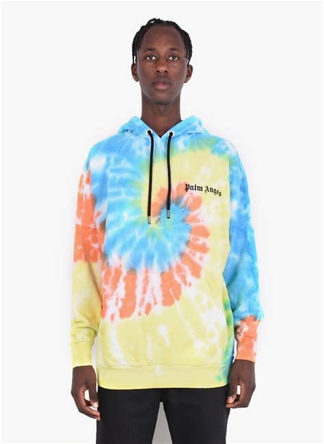 Palm Angels New Basic Tie Dye Hoodie Multicolor Mensquare