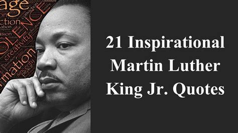 21 Inspirational Martin Luther King Jr Quotes Youtube