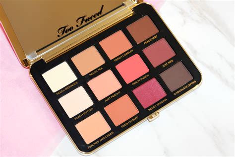 Just Peachy Mattes Review Too Faced Just Peachy Mattes Palette