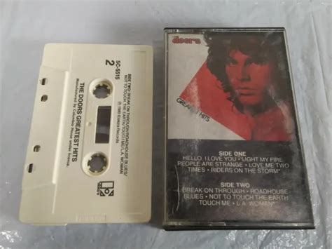 The Doors Greatest Hits Cassette Tape 1980 Elektra 5c 5515 Jim Morrison 700 Picclick