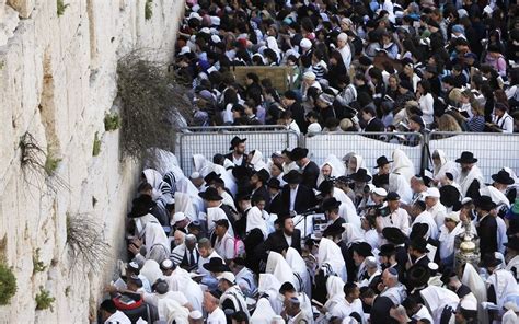 When Men And Women Prayed Together At The Western Wall The Times Of