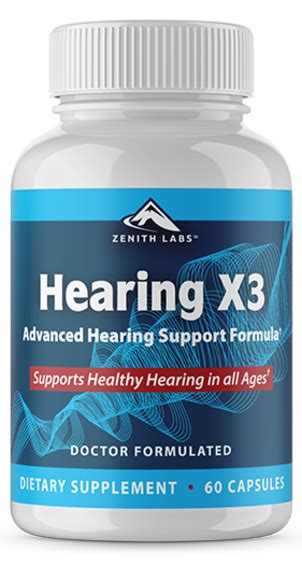 Zenith Labs Natural Hearing Health And Tinnitus Relief Supplement