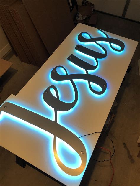 Handmade Led Backlit Signs By Adornoment