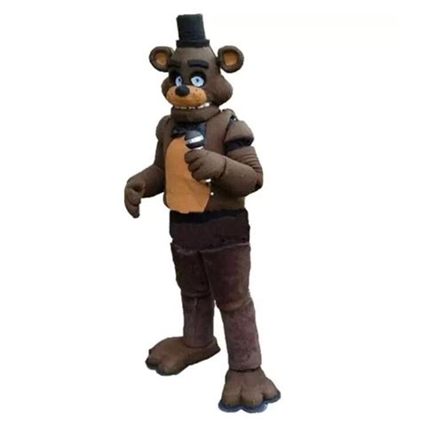 Creepy Five Nights At Freddys FNAF Brown Bear Mascot Costume Suit For Adults Perfect For