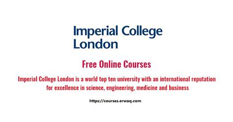 Free Online Courses From Imperial College London Courses