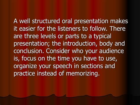 Oral Presentation Best Practices 698 Words Essay Example
