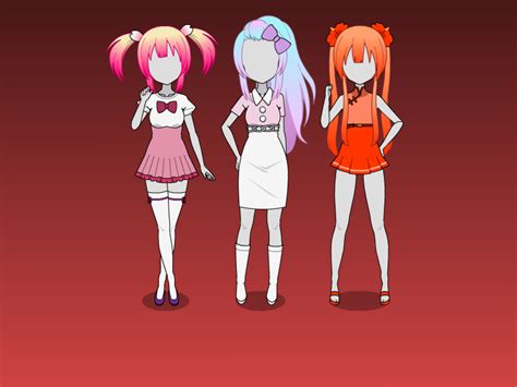 Colorful Outfits Pack 1 Kisekae Exports By Gracefulgrave On