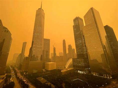 Photos Of Canadian Wildfires Blanketing Nyc In Smoky Haze