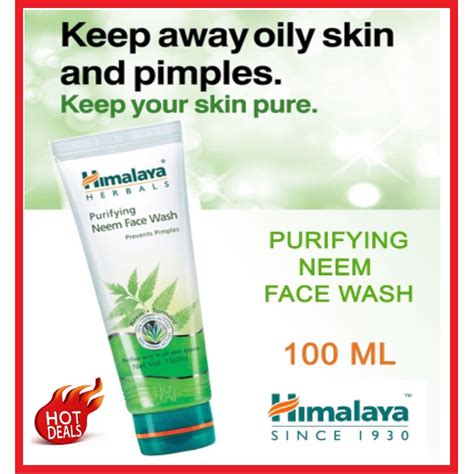 Himalaya Herbals Purifying Neem Face Wash Ml Shopee Malaysia