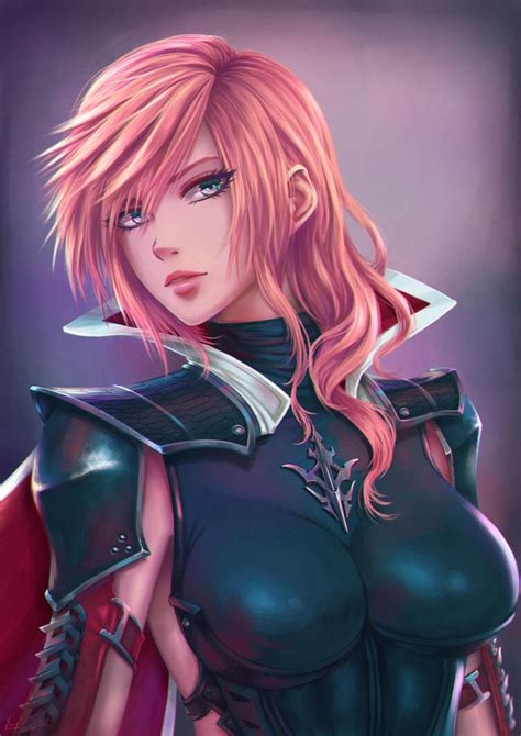 Amazing Girl Claire Farron Lightning Final Fantasy Xiii Game Fanart