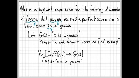 Proof And Problem Solving Quantifiers Example 01 Youtube