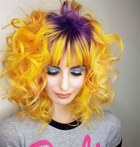For example, if you wish to remove pale yellow tones from bleached hair analogous colours are a great choice when creating continuous colour gradients in your hair. Pin by CHITAA on Hair dye ideas in 2020 | Yellow hair ...