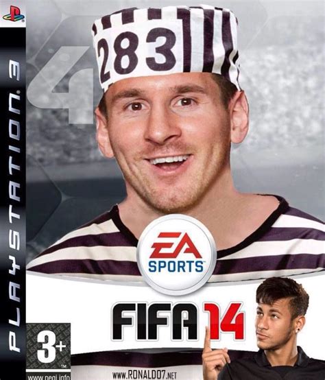 because of his tax evasion problems fifa 14 have had to alter the cover photo fifa sports