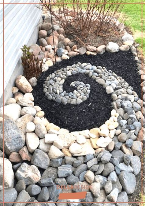 How To Design A Spiral Rock Garden │blog By Della Reside Rock Garden
