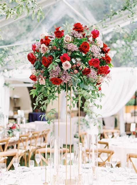 Tall Centerpieces That Will Take Your Reception Tables To New Heights Martha Stewart Weddings