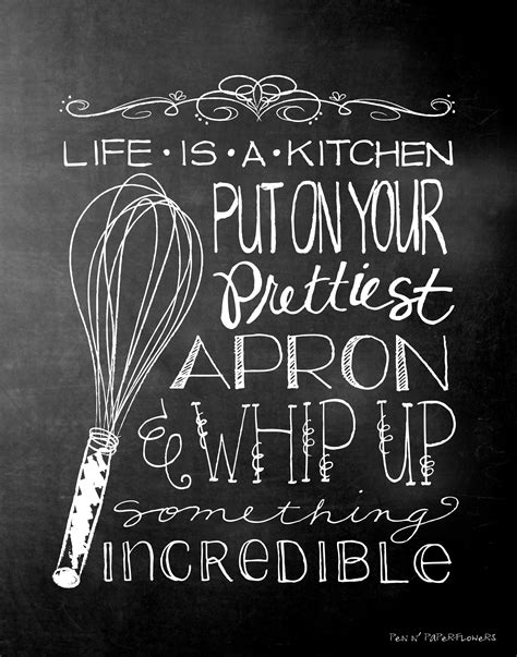 Free Kitchen Art Printable Kitchen Wall Art Printables Chef Quotes