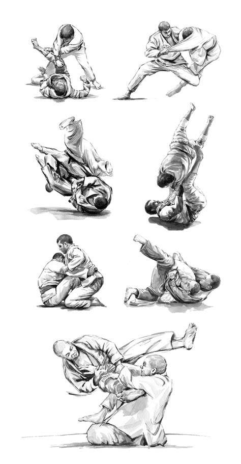 Jiu Jitsu Drawing At Explore Collection Of Jiu