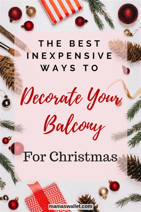 The Best Christmas Balcony Decorating Ideas For Your Budget Mamas Wallet