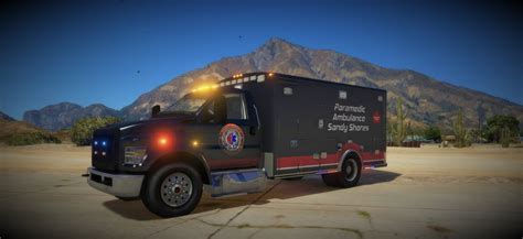 Non Els Ford F750 Ambulance Liveries Replace Addon Fivem V1